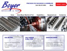 Tablet Screenshot of boyermachine.com